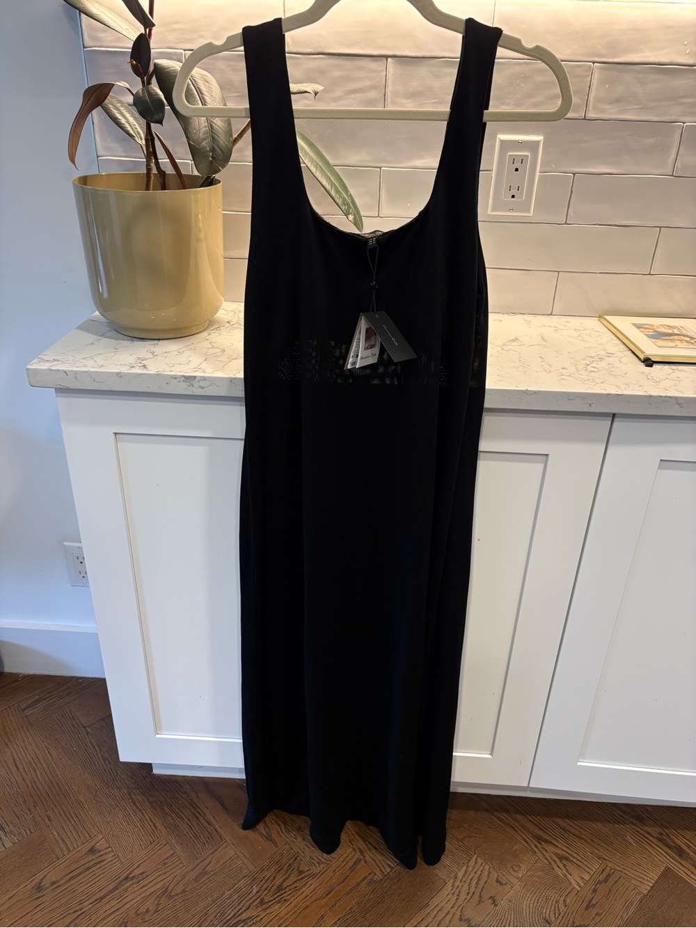 Massimo Dutti Black Dress with Retail Tags
